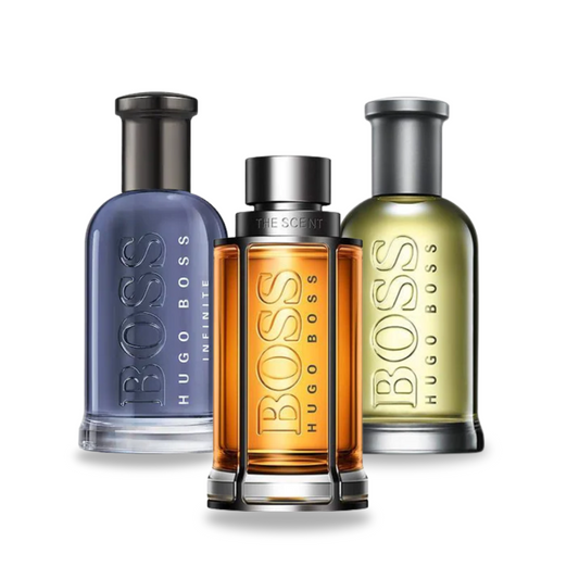 Conjunto de 3 Perfumes | BOSS BOTTLED, BOSS THE SCENT, BOSS BOTTLED INFINITE 100 ml
