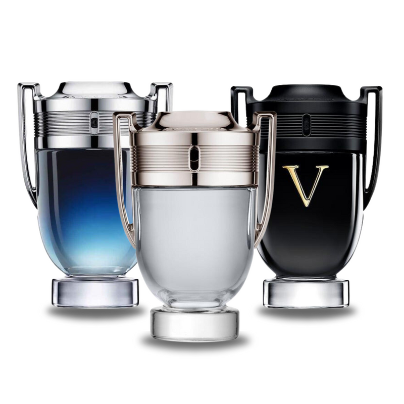 Conjunto de 3 Perfumes | Paco Rabanne INVICTUS LEGEND, INVICTUS, INVICTUS VICTORY 100 ml